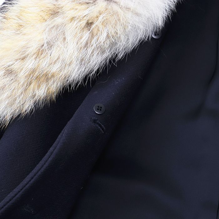 Theory チェスターコート ロング ネイビー Sサイズ【 セオリー】 SALE】theory セオリー ロングコート サイズ S レディース ファー