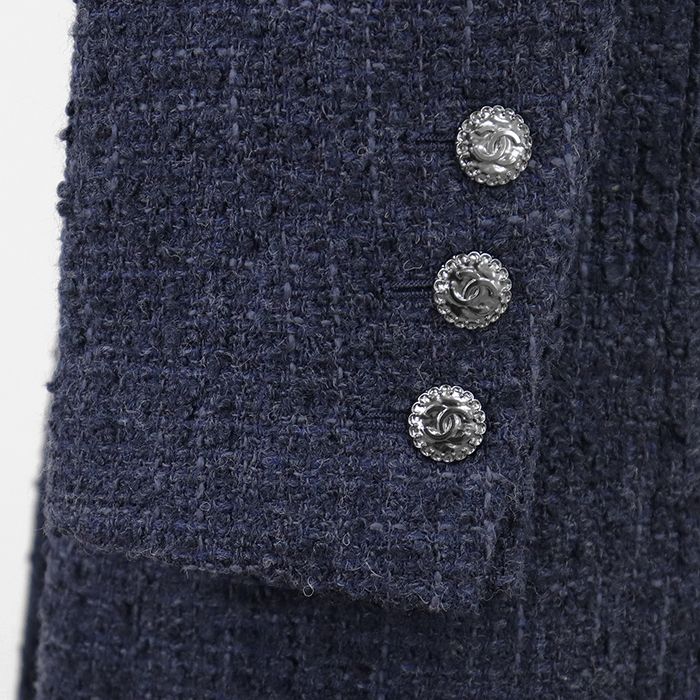 新品同様】CHANEL シャネル ツイードロングコート サイズ 36