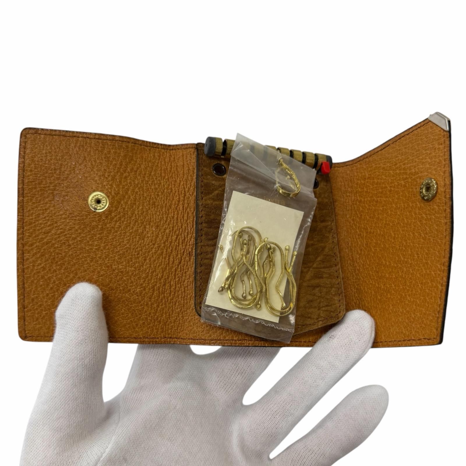 極美品□Valextra ヴァレクストラ ヴィンテージ ヒポポタマス カバ革 