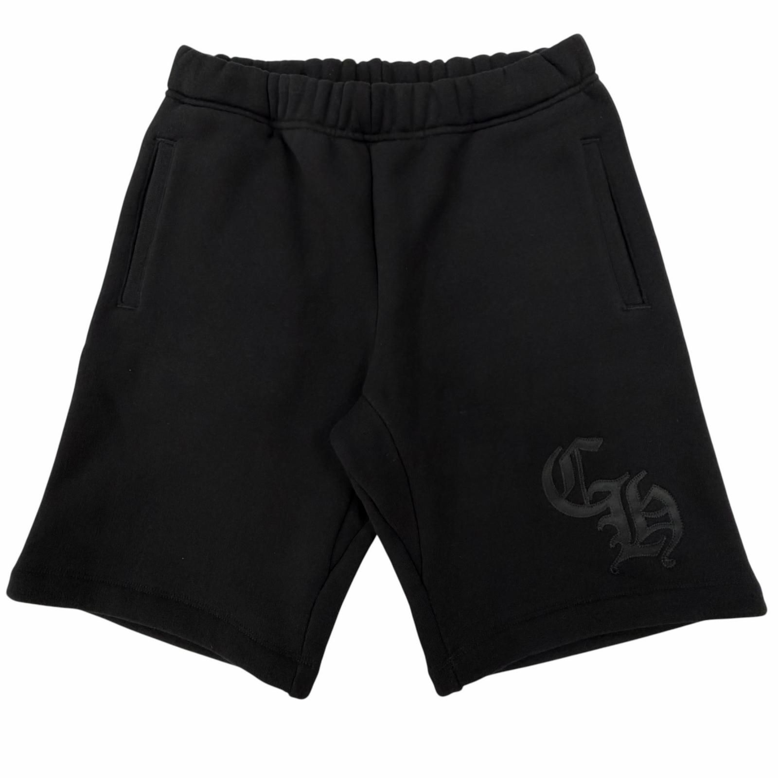 極美品▼CHROME HEARTS クロムハーツ コットン 7-11 CHアップリケロゴ Y NOT スクロールラベル ハーフパンツ ショートパンツ L メンズ