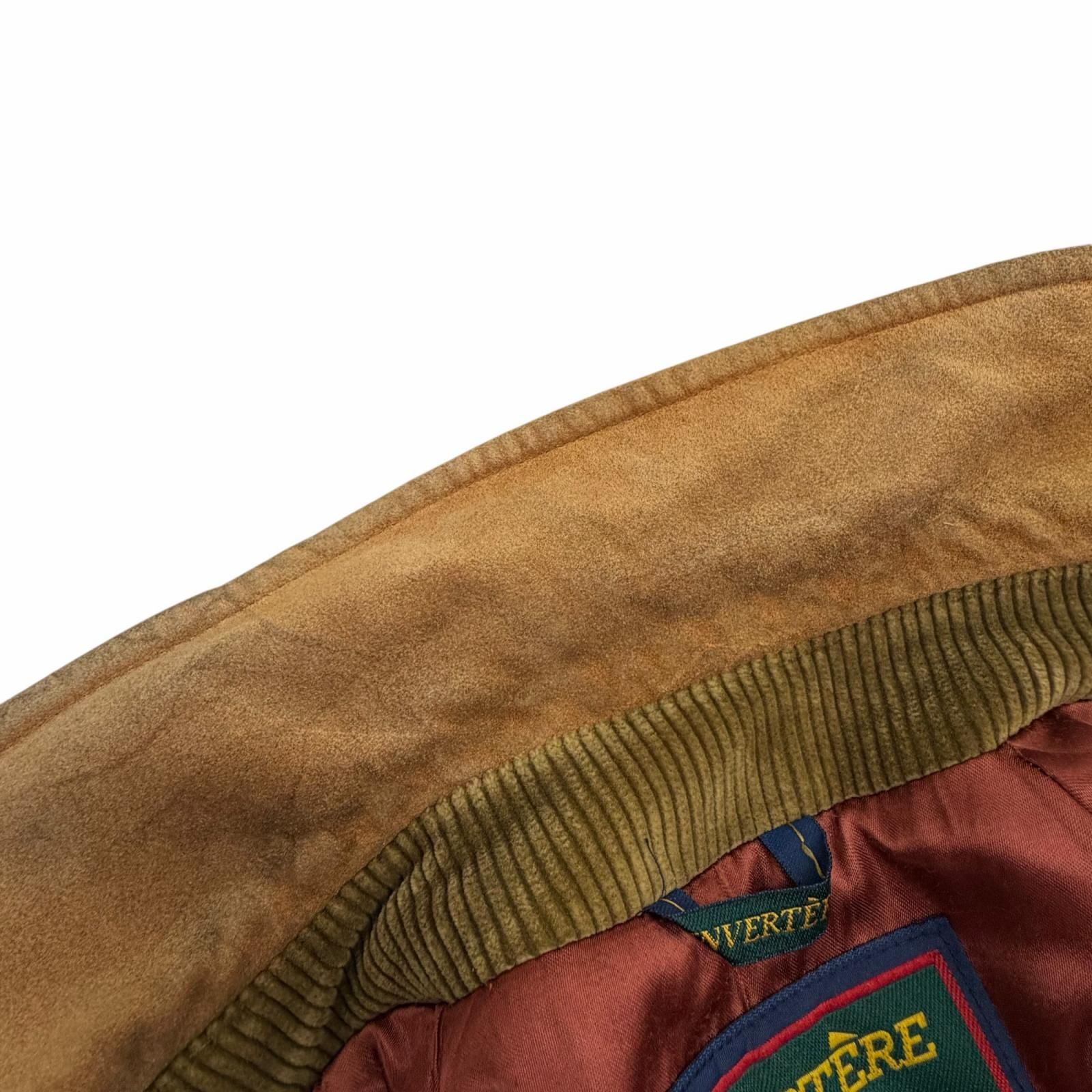 良品▽INVERTERE インバーティア ヴィンテージ 旧タグ 90s レザー使い 