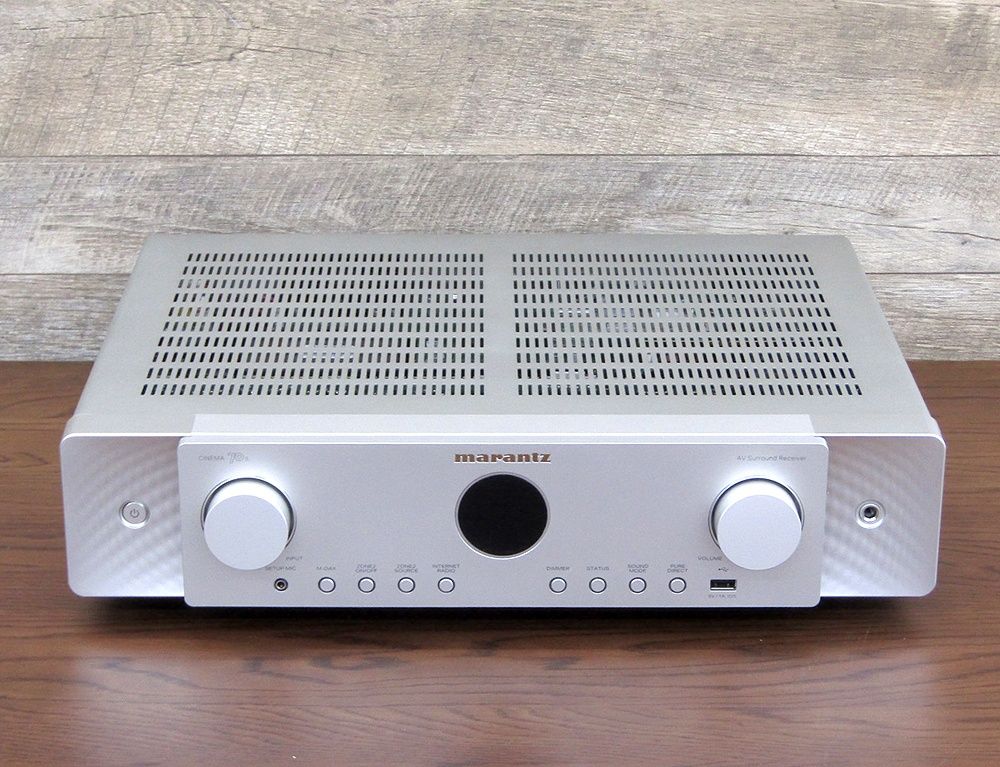 Marantz マランツ CINEMA70S/FN 7.2ch スリムデザインAVサラウンドレシーバー/AVアンプ 8K Ultra HD HDR10+、 eARC対応 /シルバーゴールド