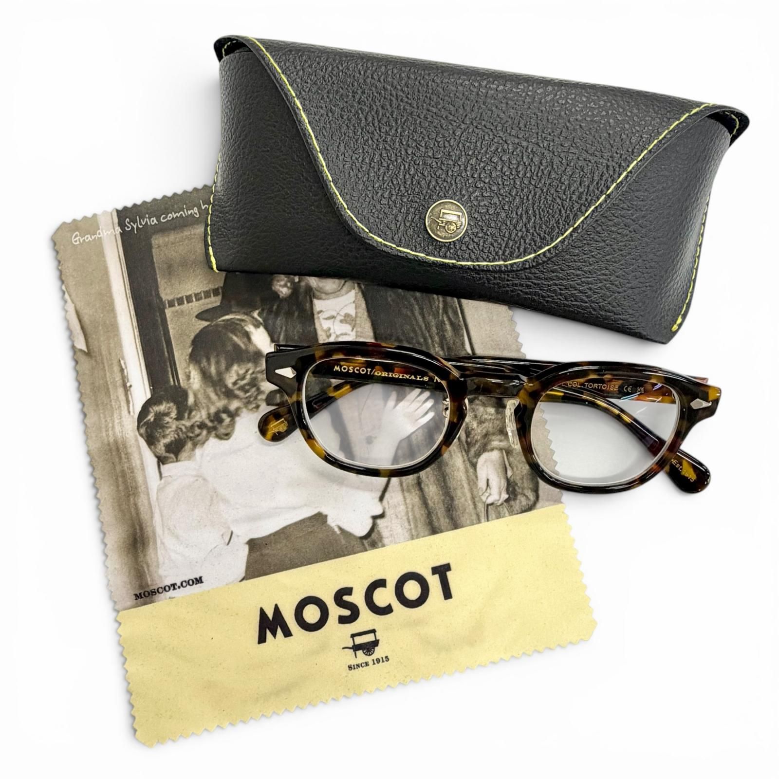 極美品△MOSCOT モスコット LEMTOSH レムトッシュ ウェリントン 