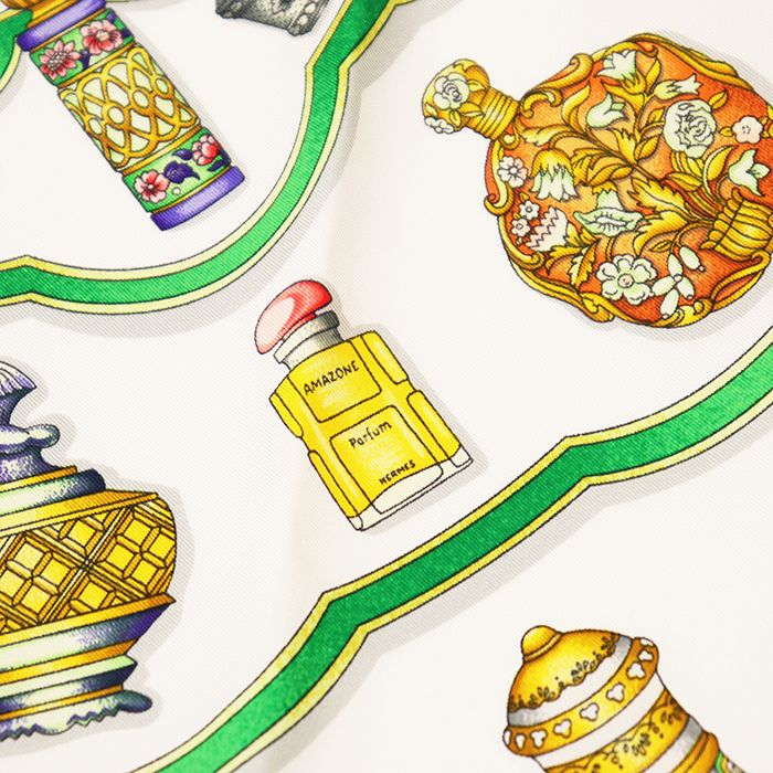 極美品】HERMES エルメス カレ90 Qu Importe Le Flacon スカーフ