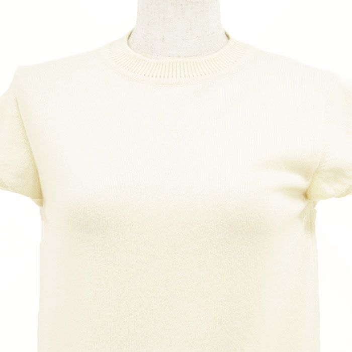 美品】HERMES エルメス ニット カシミヤ100% フレンチスリーブ サイズ