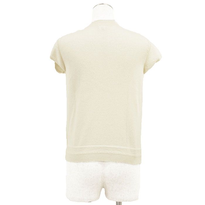 美品】HERMES エルメス ニット カシミヤ100% フレンチスリーブ サイズ
