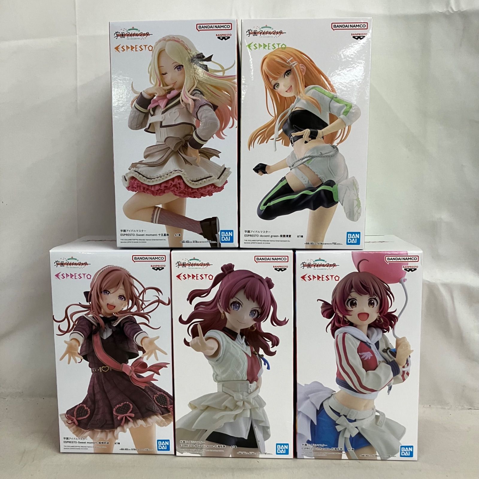 学園アイドルマスター ESPRESTO 十王星南 フィギュア 10個セット 未開封 学園アイドルマスター ESPRESTO 十王星南 他 フィギュア 5個