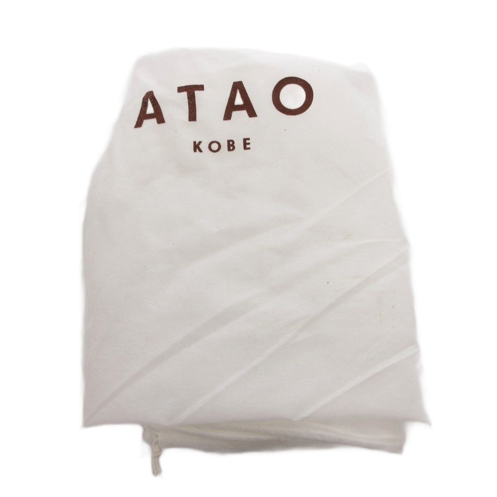 アタオ ATAO ショルダーバッグ 斜め掛け ロゴプレート レザー 紫