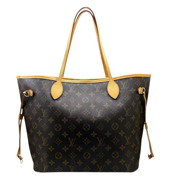 【中古】LOUIS VUITTON ルイ ヴィトン モノグラム ネヴァーフルMM M40156 VI0160 トートバッグ モノグラムキャンバス ブラウン LV リバーシブル 通勤 通学 レディース 【ブランドギャラリー東心斎橋店】