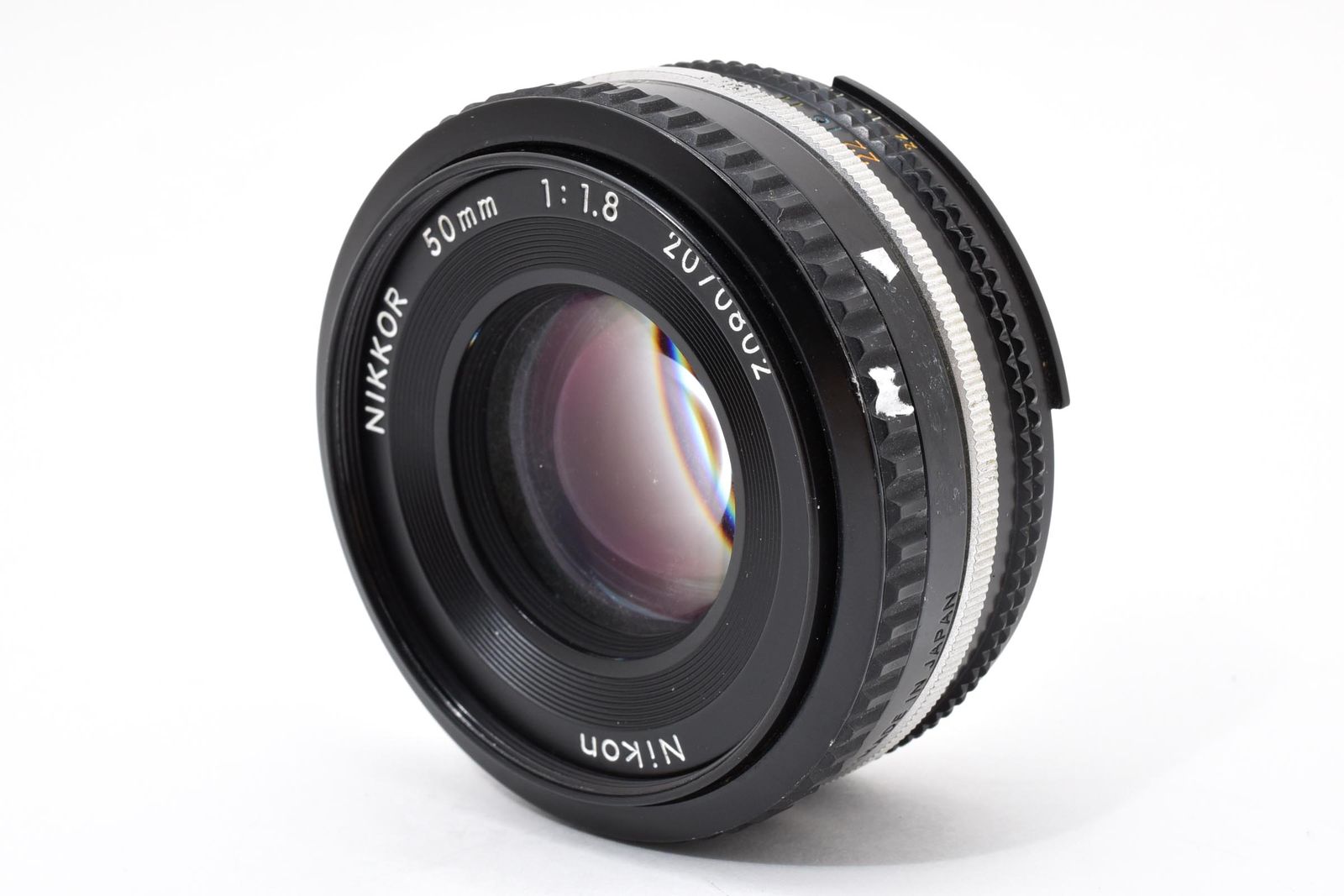 ニコン　Nikon Ai NIKKOR 50mm F1.8S Ai-S 単焦点 パンケーキレンズ Fマウント 【動作確認済】 #9498 F.June.1426