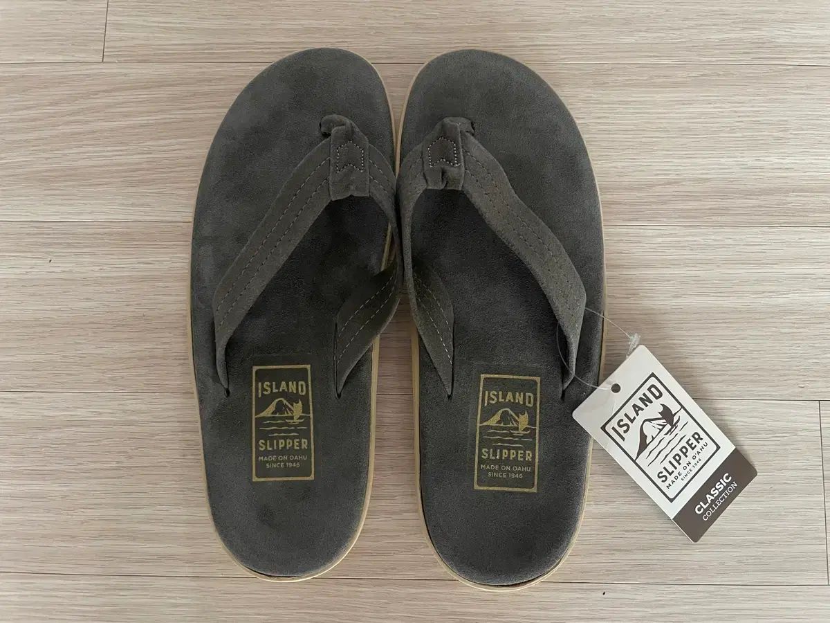 280 ISLAND SLIPPER スウェード グレー