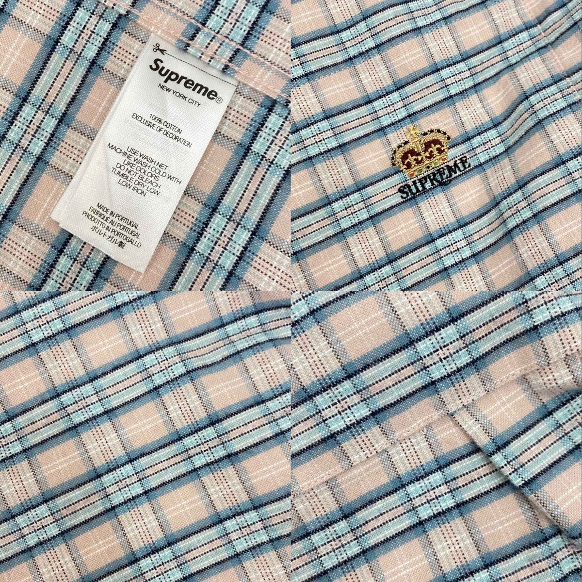 Supreme シュプリーム Loose Fit Flannel Oxford Shirt ルーズフィット