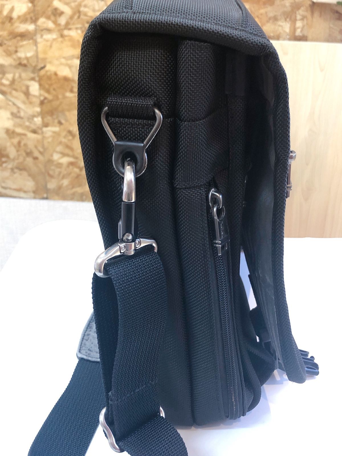 4613】Tumi 2WAYビジネスバッグ 26071D4 フラップブリーフケース バリ