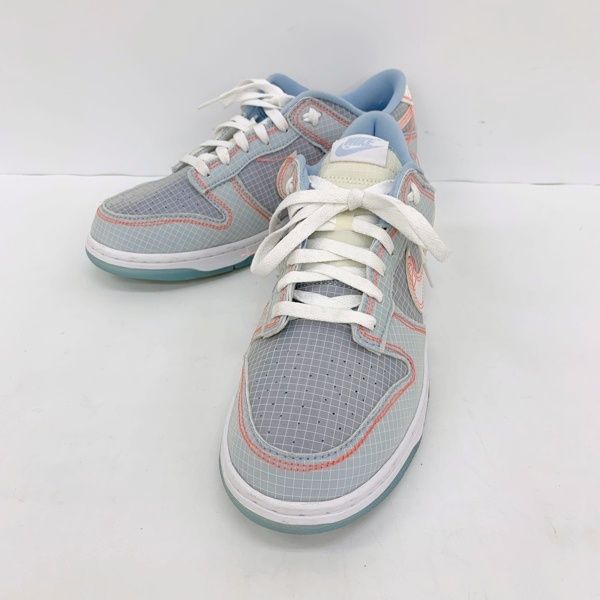 NIKE ナイキ UNION ユニオン スニーカー シューズ ローカット DUNK LOW Argon PASSPORT PACK DJ9649-400 メンズ 28cm ブルー 靴 DF19409■