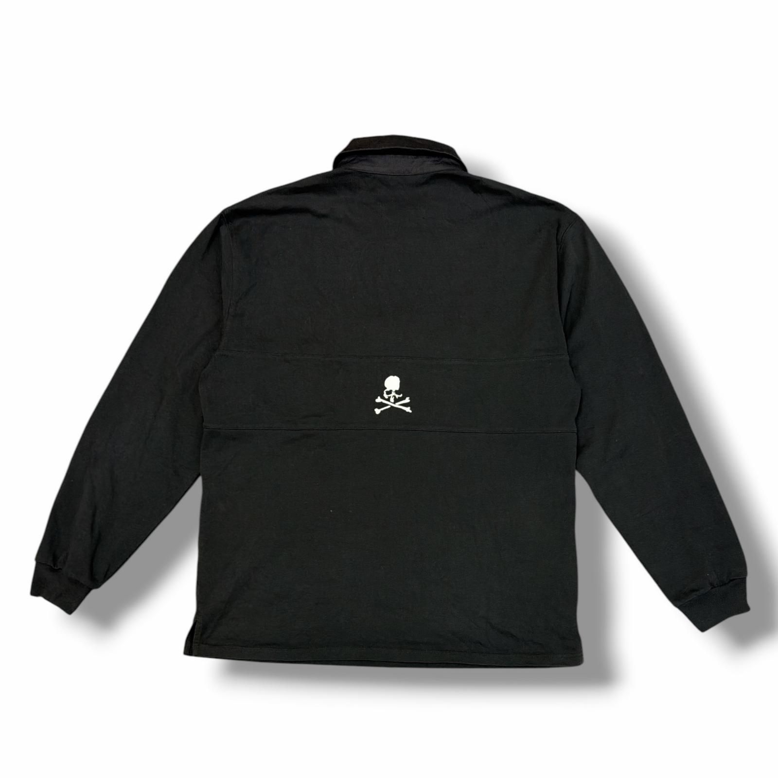 mastermind JAPAN × NEW ERA ラグビー長袖ポロシャツ 長袖 ポロシャツ