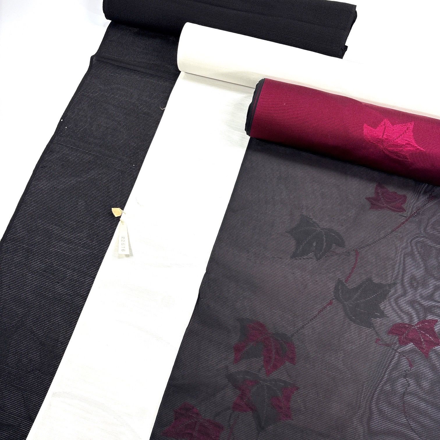 夏物 反物 3本 まとめ売り【6313】同梱購入歓迎 リメイク用 和裁練習用 