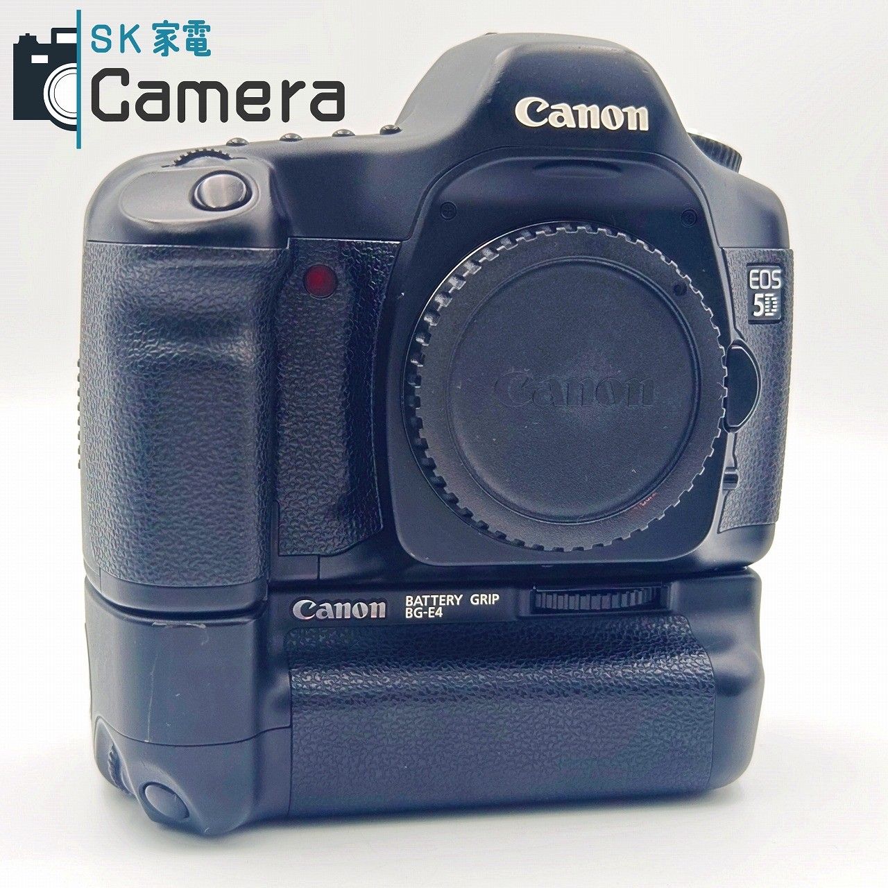 中古】 Canon EOS 5D BATTERY GRIP BG-E4 電池 CG-580 充電器付 