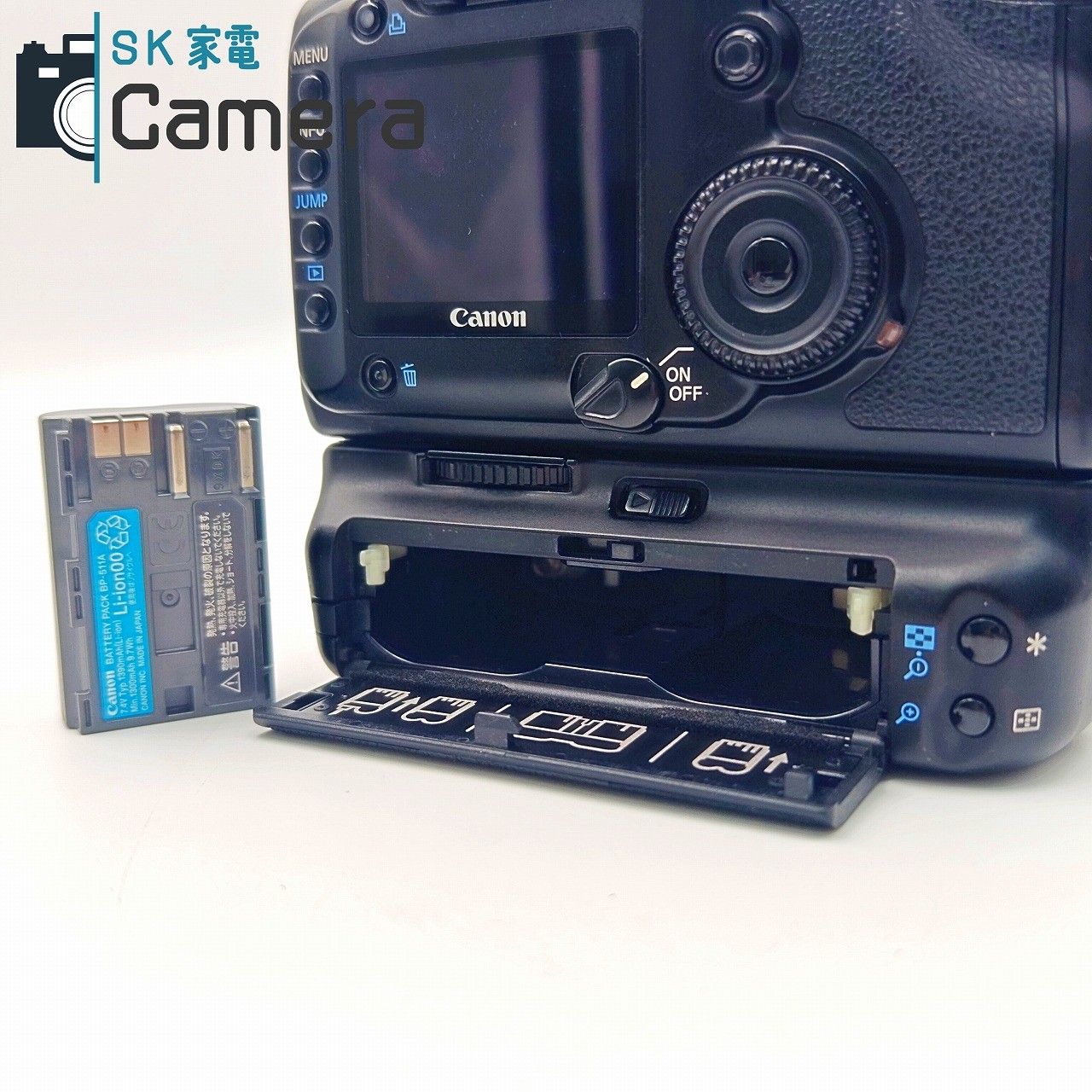中古】 Canon EOS 5D BATTERY GRIP BG-E4 電池 CG-580 充電器付 