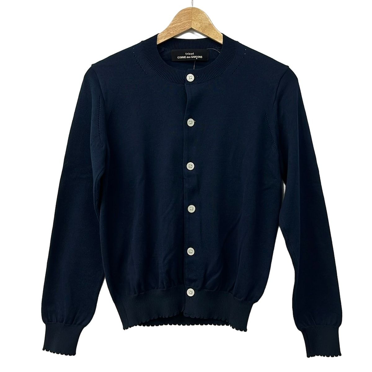 tricot COMMEdesGARCONS(トリココムデギャルソン) カーディガン レディース - ネイビー 長袖