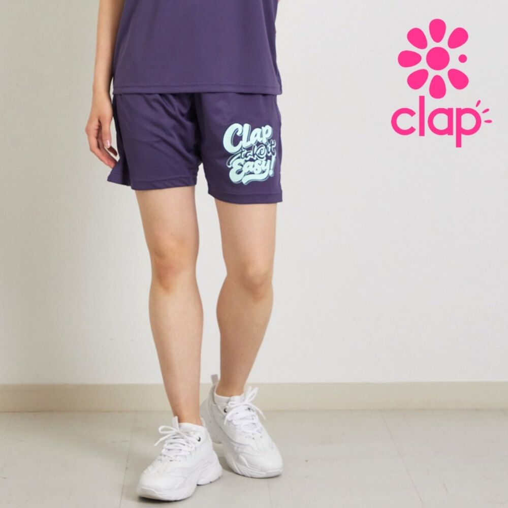 新品 クラップヨガウェア レディース clap フィットネス パンツ TAKE IT EASY DRY HALFPANTS CH26007 M/フリーサイズ フィットネスウェア ハーフパンツ 短パン 2026 新作