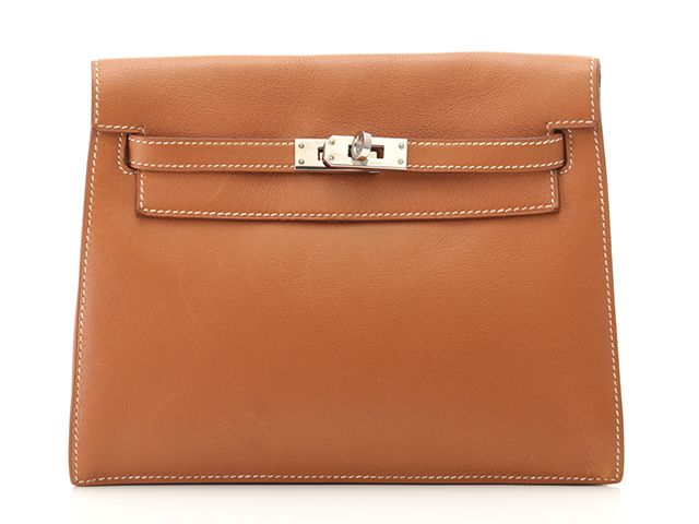 HERMES エルメス バッグ ケリーダンス ゴールド/SV バッグ ショルダーバッグ ヴォースイフト ゴールド □L（2008年製造）刻印 レディース【中古】471