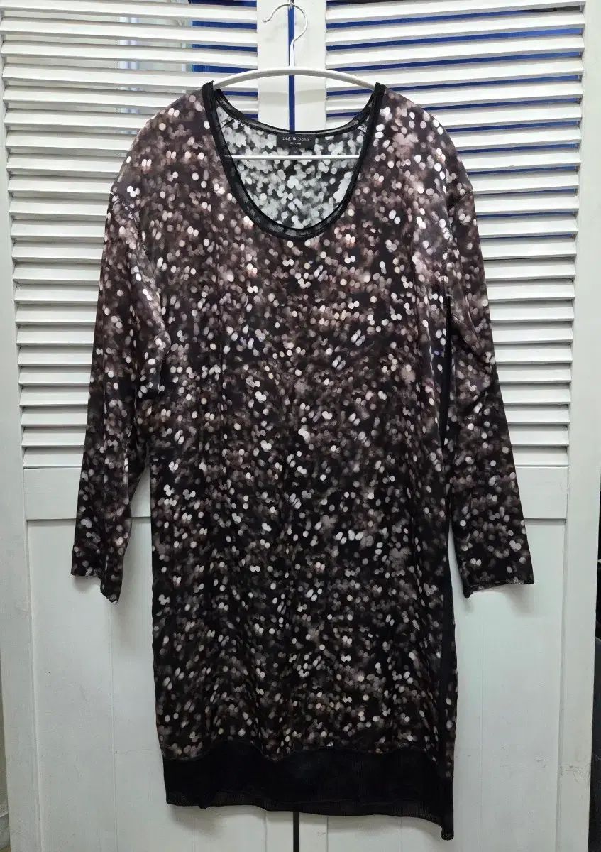 rag&bone オーバーサイズ ドット シルク ONE PIECE