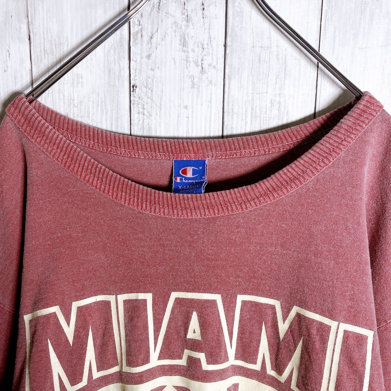 NFL/フェード】Champion チャンピオン MIAMI DOLPHINS マイアミ