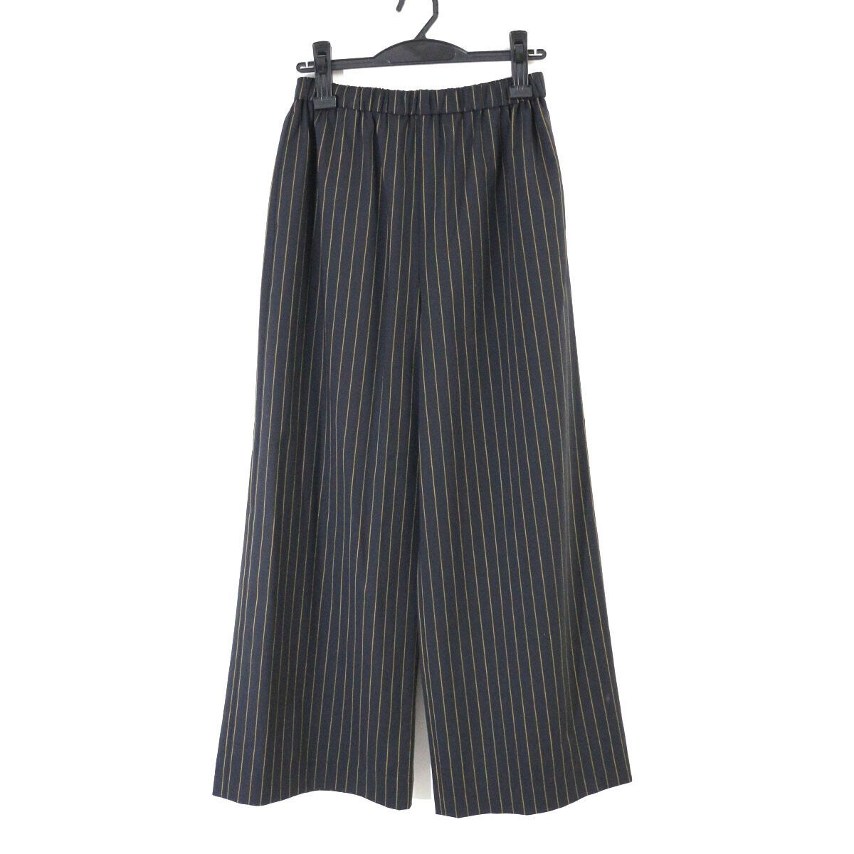EVERYDAY I LIKE. / Deuxieme Classe エブリデイアイライク ドゥーズィエムクラス 25AW Effortless Wool ストライプパンツ 34 25030500814030