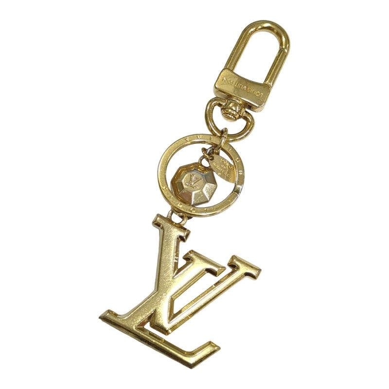 LOUIS VUITTON ルイヴィトン ポルトクレ LVファセット M65216 ゴールド キーホルダー ユニセックス 【中古】 12605K365