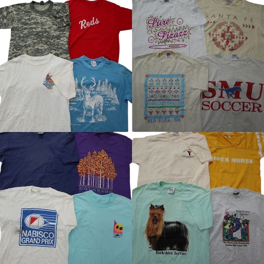 古着卸 ヴィンテージ シングルステッチ Tシャツ 16枚セット ( メンズ M