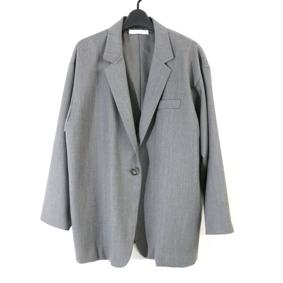 美品 ドゥーズィエムクラス Col Pierrot ジャケット ウール グレーB MUSE de Deuxieme Classe購入 Col Pierrot コルピエロ 24SS WOOL