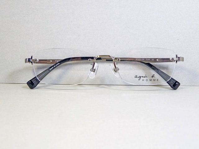【Agnes b. HOMME】 アニエスベー オム　52-0031 C-03　ツーポイント フレーム　新品