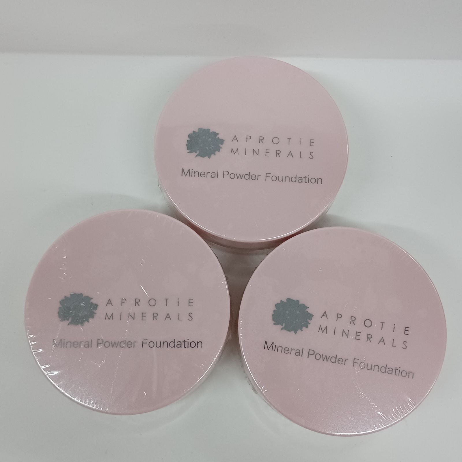 E1363 K APROTiE MINERALS ミネラル パウダー ファンデーション ナチュラル 01 7g 計3点セット