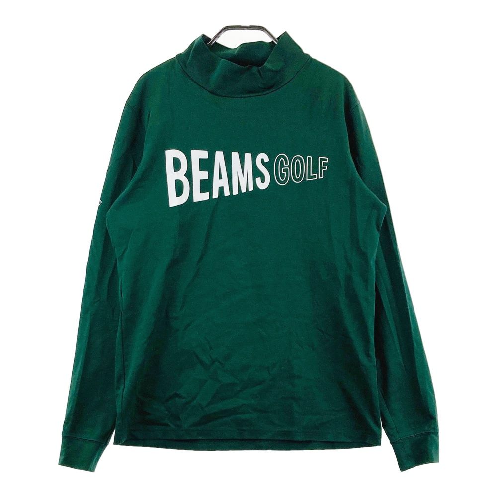 サイズ：M BEAMS GOLF ビームスゴルフ ハイネック 長袖Tシャツ カーキ系 [240101712520] ゴルフウェア メンズ ストスト