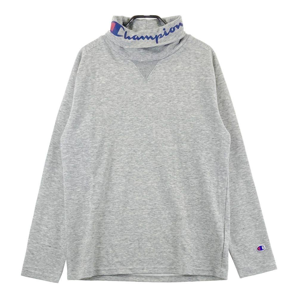 サイズ：MEDIUM BEAMS GOLF ビームスゴルフ ×CHAMPION タートルネック 長袖Tシャツ グレー系 [240101712521] ゴルフウェア メンズ ストスト