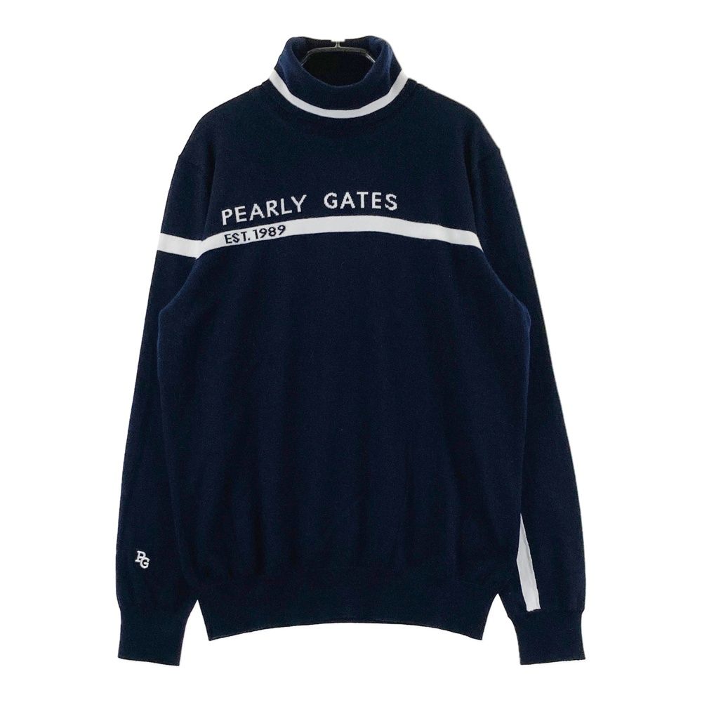 サイズ：0 PEARLY GATES パーリーゲイツ タートルネック ニット