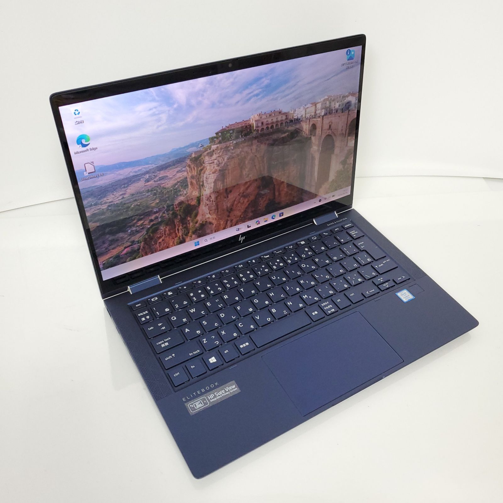 人気モデル！HP Elite Dragonfly・Intel Core i7・メモリ16GB・NVMe(SSD)512GB・Win11 Pro・ノートPC　#001885
