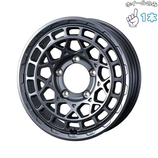 ジムニーシエラ ノマド JB JC74 16インチ アルミホイール 5穴139.7 | ウェッズ マッドヴァンスX タイプM マットガンメタ 6J 1本