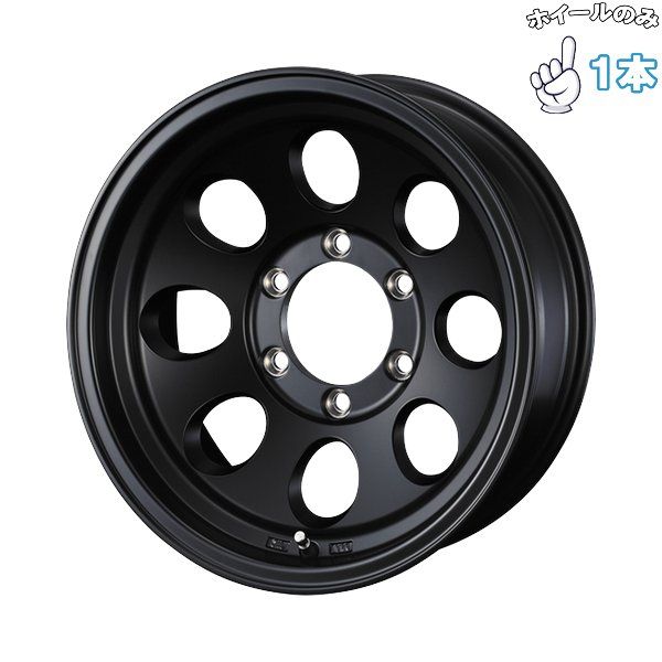 ジムニー JB JA 16インチ アルミホイール 5穴139.7 | ウェッズ ジムライン タイプ2 MBK 5.5J 1本