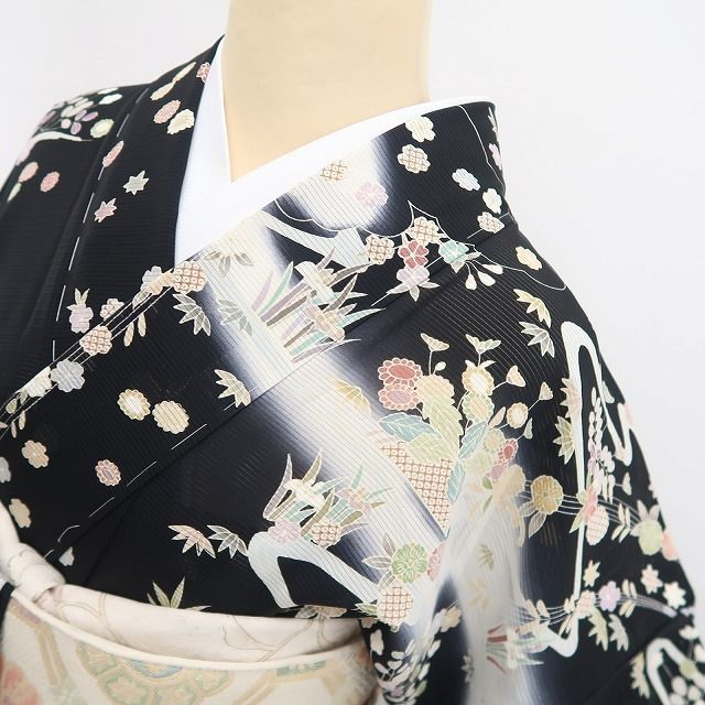 新品・夏訪問着】絽 夏着物 正絹 仕付け糸付 tomihisa“古に心馳せ面影