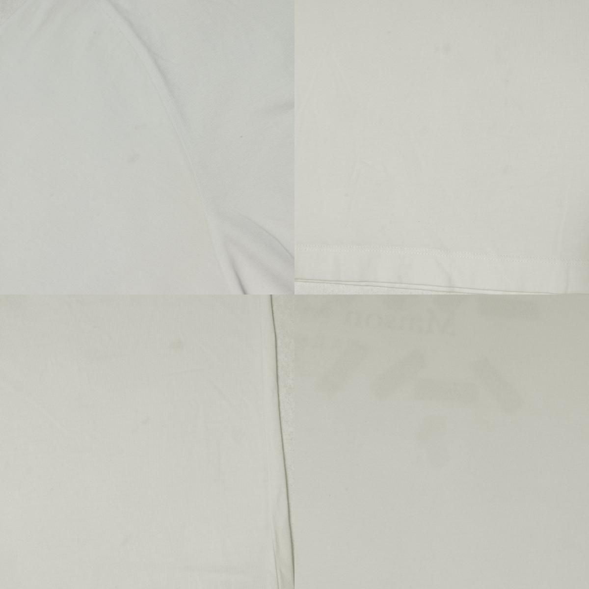 Maison Margiela メゾン マルジェラ Tシャツ ホワイト 白 サイズ:40 