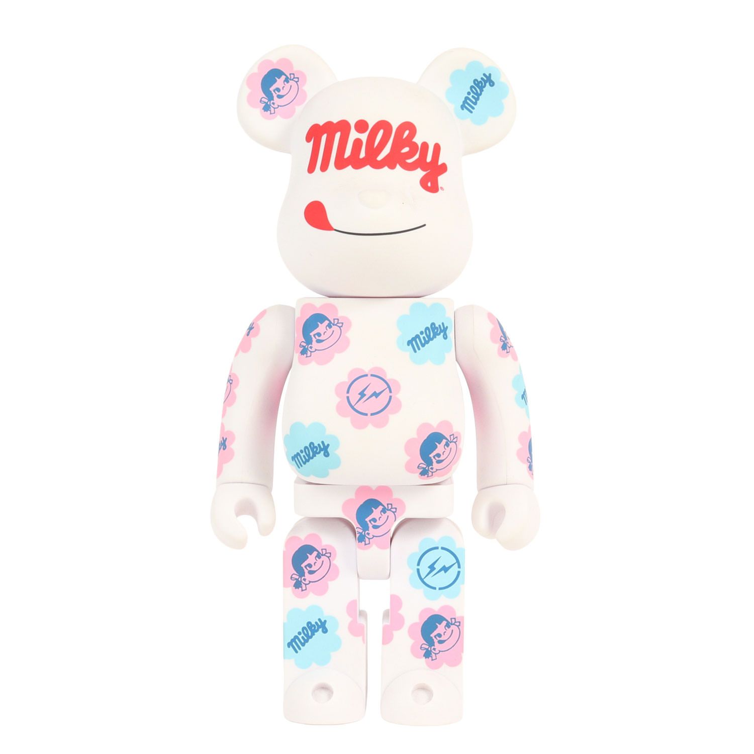 MEDICOM TOY メディコムトイ | THE CONVENI / fragment design / 不二家 COLOR MILKY BE@RBRICK 100% ＆ 400% / ベアブリック 2020年製 | 400％、100%(欠品)【中古】