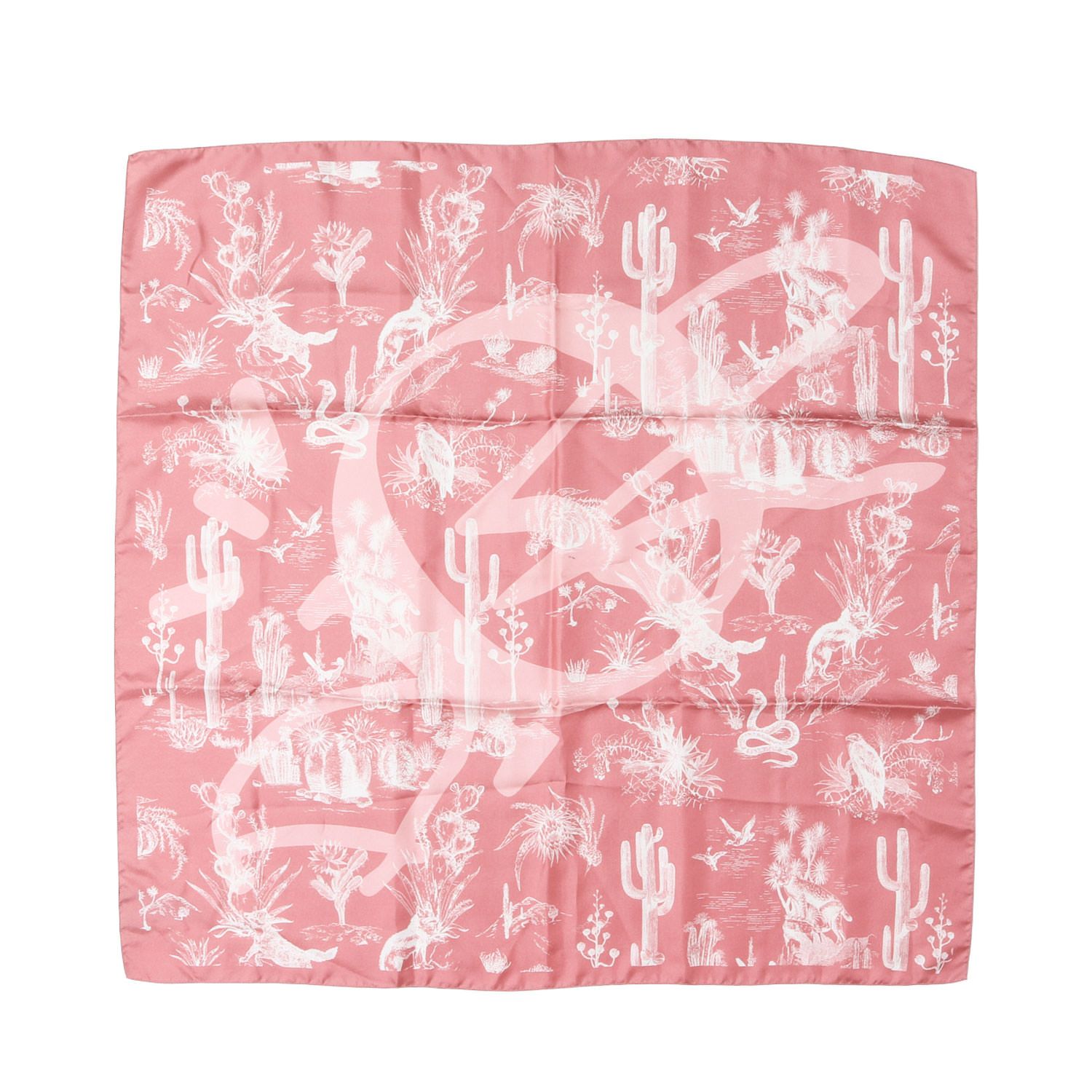 【美品】Dior ディオール バンダナ | 22AW Travis Scott / Cactus Jack シルク バンダナ / スカーフ (Bandana) | ローズバイオレット | イタリア製 ブランド ファッション アイテム【メンズ】【中古】