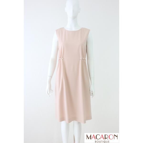 Rene　サイドパールノースリーブワンピース　5836110　ピンク　36サイズ　ルネ 7,520円