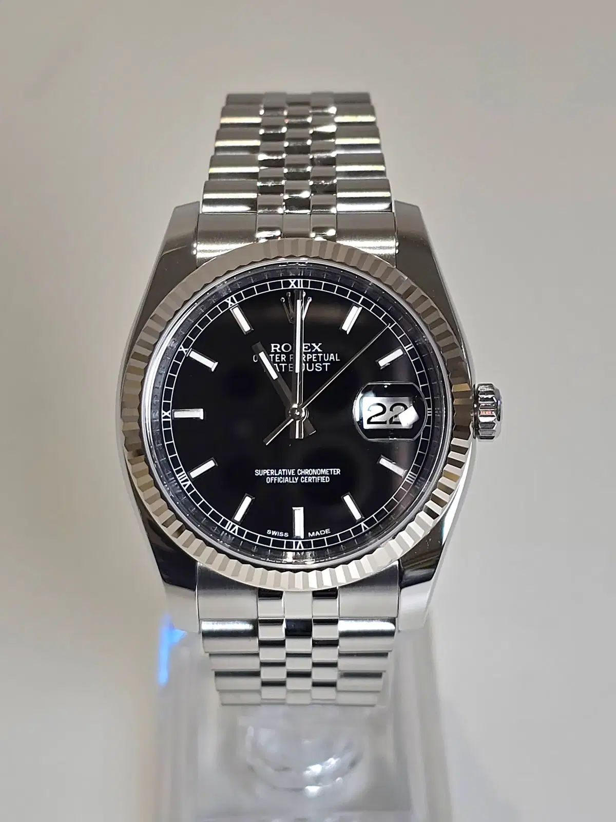 ラックスオール ROLEX ロレックス デイジャスト 36 スチール 時計 116234