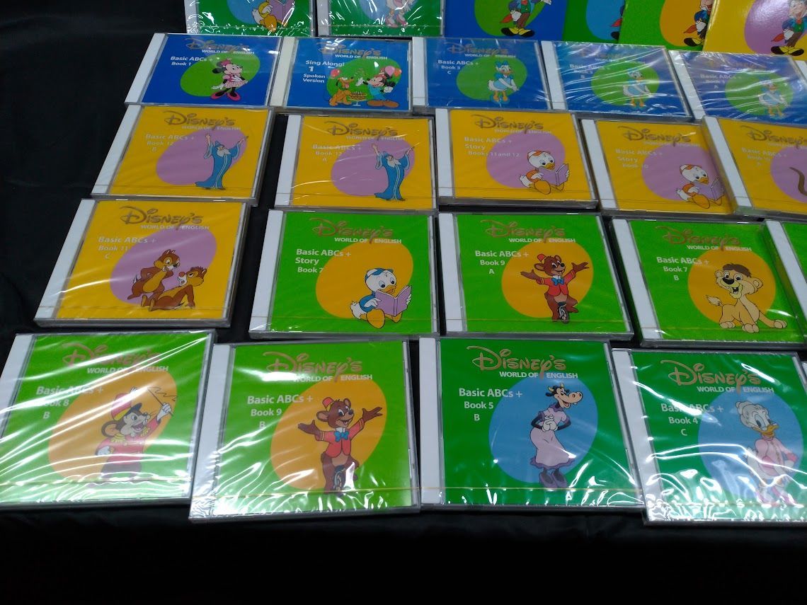 ディズニー英語システム　Basic ABCs➕CD ３４枚 ディズニー英語システム/ Basic ABCs+【CD+DVDセット】状態：良 - メルカリ