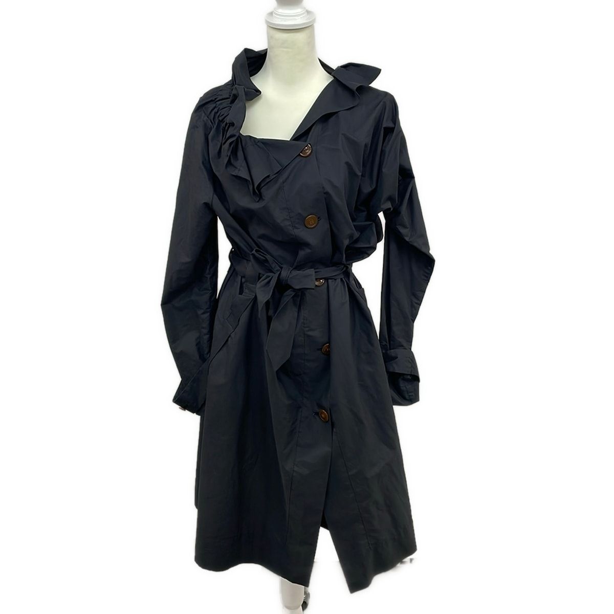 VivienneWestwoodRedLabel(ヴィヴィアンウエストウッドレッドレーベル) コート サイズ38 L レディース美品 - 黒 長袖/秋/冬