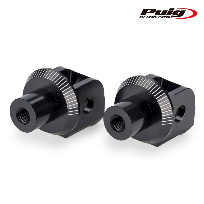 Puig 22243N ADAPTOR RIDER FOOTPEG APRILIA RS457 (24-25) プーチ フットペグ アダプター
