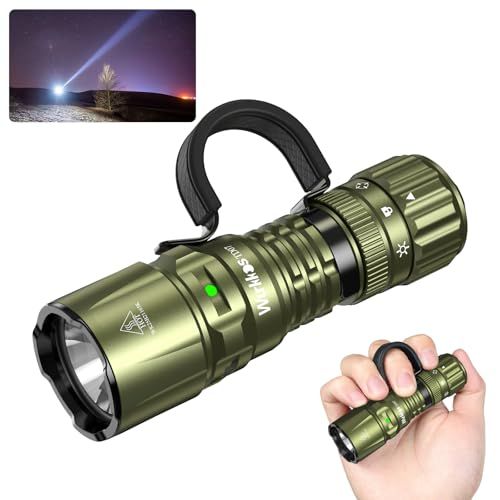 【新品】Wurkkos TD07 の戦術的な懐中電燈、USB-C の再充電可能な懐中電燈、1300 高い内腔の EDC の懐中電燈、ターボ/ストロボの瞬間的な、IP68 防水、6 つの照明モード、緊急キャンプのための抜け目がないライト 586f743f