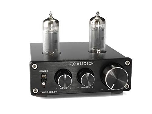 【新品】FX-AUDIO- TUBE-03J+ [ブラック]トーンコントロール機能搭載 真空管ハイブリッドプリアンプ eba3d809